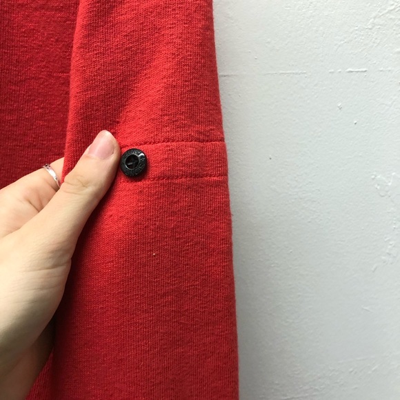 Stone Island Cropped Button Neck Pullover Sweatshirt - Picture 6 of 8